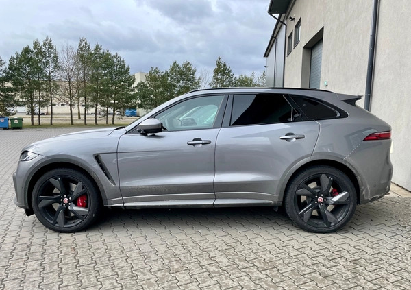 Jaguar F-Pace cena 379000 przebieg: 56000, rok produkcji 2021 z Gdynia małe 56